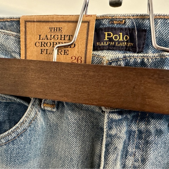 NWT Polo Ralph Lauren Laight Cropped Flare Jeans SIZE 26 - Picture 7 of 11